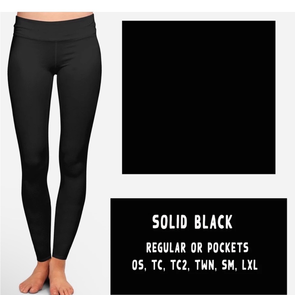 Custom Leggings - BLACK